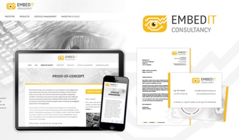 Webdesign en grafisch ontwerp voor Embedit Consultancy