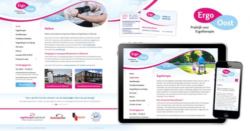 Logo, huisstijl en website voor Ergo Oost in Oldenzaal en Denekamp 