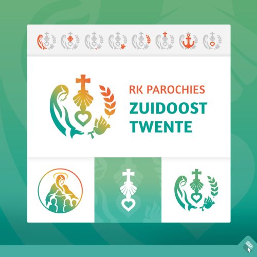 Grafisch ontwerp logo en maatwerk iconen voor RK Parochies Zuidoost Twente